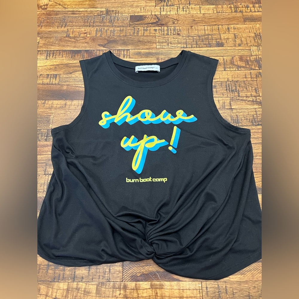 Women’s Burn Boot Camp Black Tank